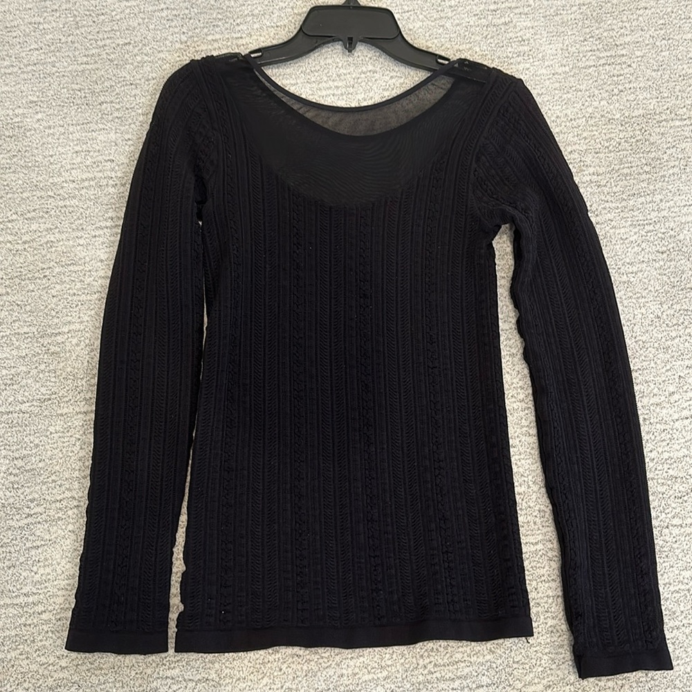 Free people black tight top